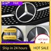 For Mercedes Benz 3D Front Grille Star Logo Emblem Badge Auto Accessories For Mercedes-Benz C/B/E Class W206 W253 W213 GLC GLE V