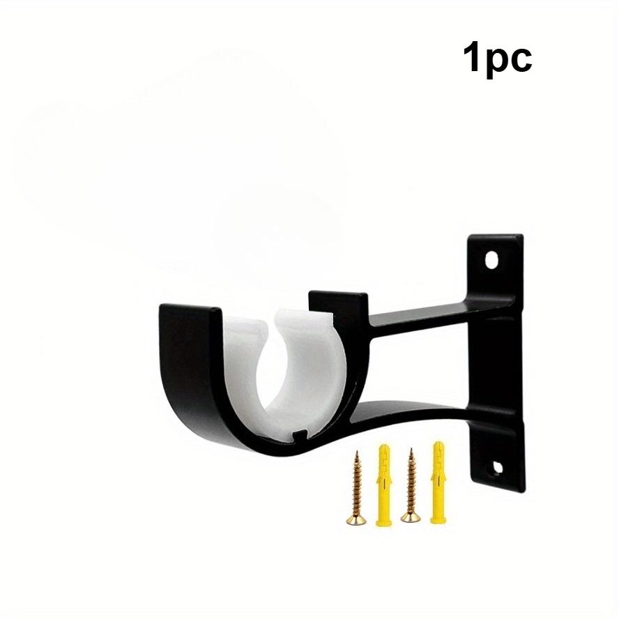 Curtain Rod Bracket, Heavy Duty Metal Wall Mount Support for Curtain Poles