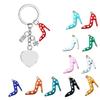 High Heel Shoe Jewelry Charm Stainless Steel Crafting Supplies For Handmade Accessories Key Rings And Bag Ornaments