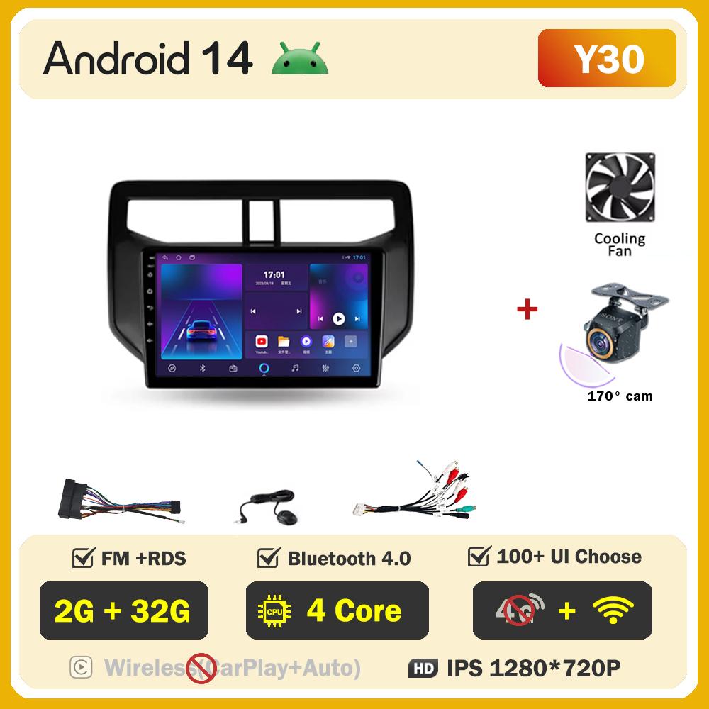 Android 14 For Toyota Rush Daihatsu Terios 2017-2020 Touch Screen Car Multimedia Video Player Wireless Android Auto Radio Wifi
