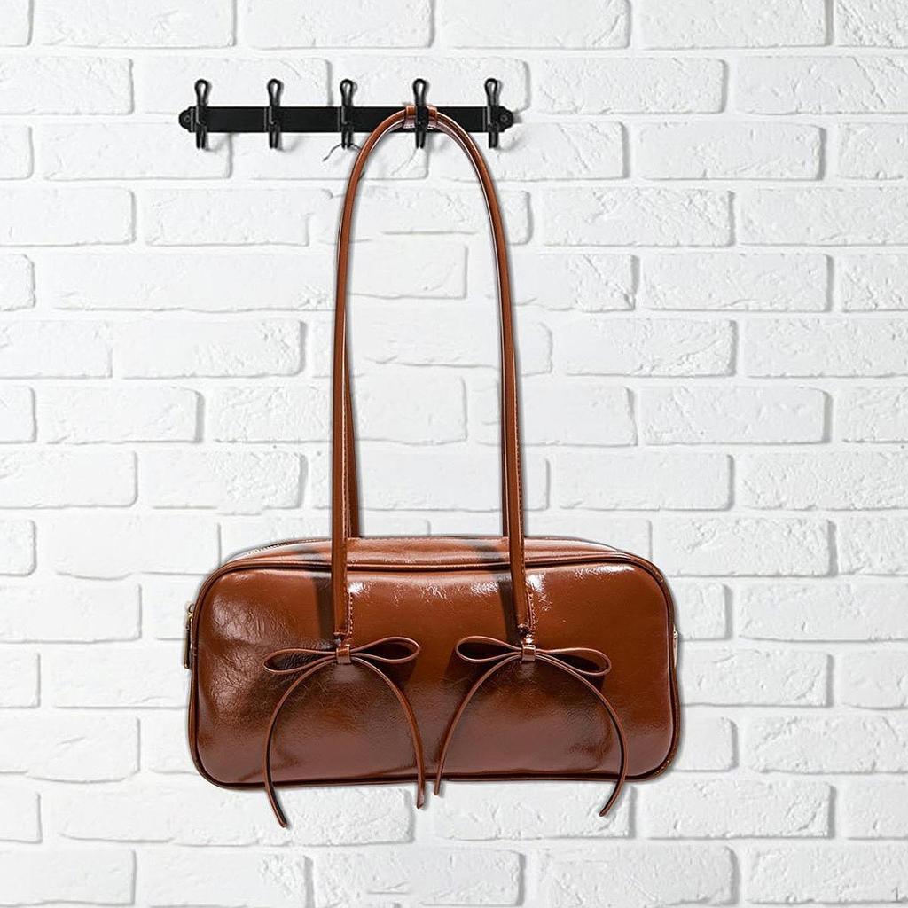PU Leather Shoulder Bag Chic Ladies Purses for Vacation Party Outdoor Office