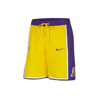 Los Angeles Lakers Courtside Heritage NBA Drawstring Straight-Leg Sports Shorts Men Bottoms Amarillo-Yellow Cv5603-728