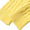 Polo Ralph Lauren FW24 Solid Color Logo Embroidered Single-Breasted Slim Fit V-Neck Long Sleeve Knit Sweater Women sweater Yellow 211939322-005
