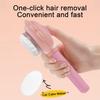 Pente para Higiene de Animais de Estimação Pente para Remover Pelos Soltos Escova Desembaraçadora de Pelos de Cachorro Fácil de Limpar Ferramenta de Remoção de Pelos para Gatos e Cães de Pelos Longos ou Curtos