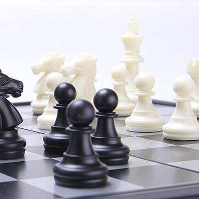 32 Medieval Plastic Chess Pieces Set King Height 49mm Chess Game Standard Chess Pieces For International Competition Dropship