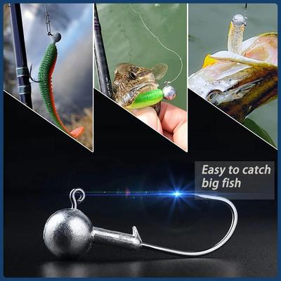 Jig Head Hook 1g 2g 3g 4g 5g 7g 8g 9g 10g 12g 14g 16g 28g Jighead Fish Hooks for Soft Lure Pesca Cranks Bass Rig Tackle Fishhook