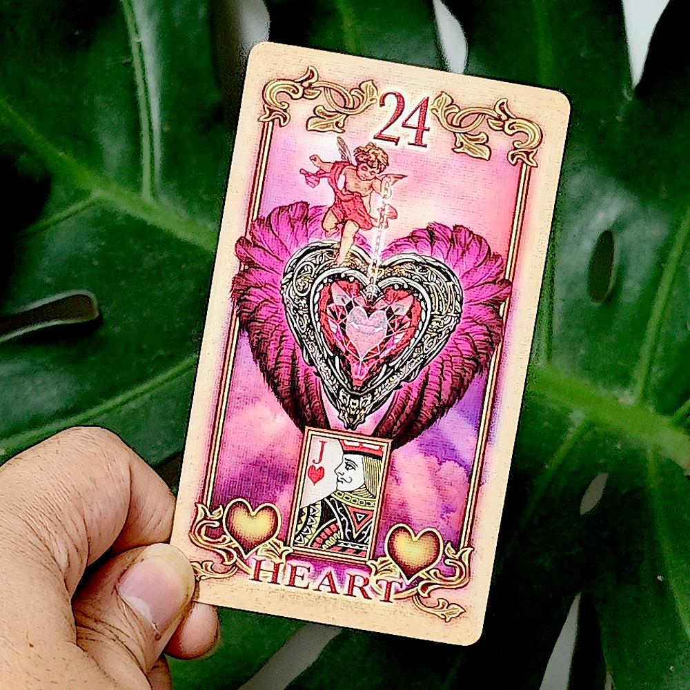 Lustrous Lenormand Deck 10.3*6cm 47 Pcs Lenormand Cards Bursting with Exquisite Color and Detail