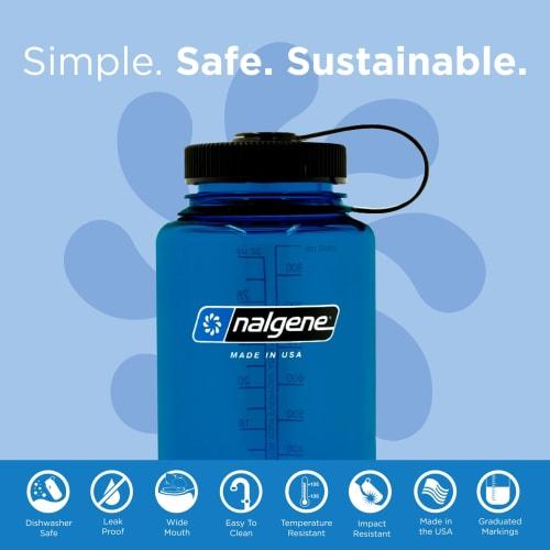 Nalgene Wide Mouth 1.0L Tritan Renew BL