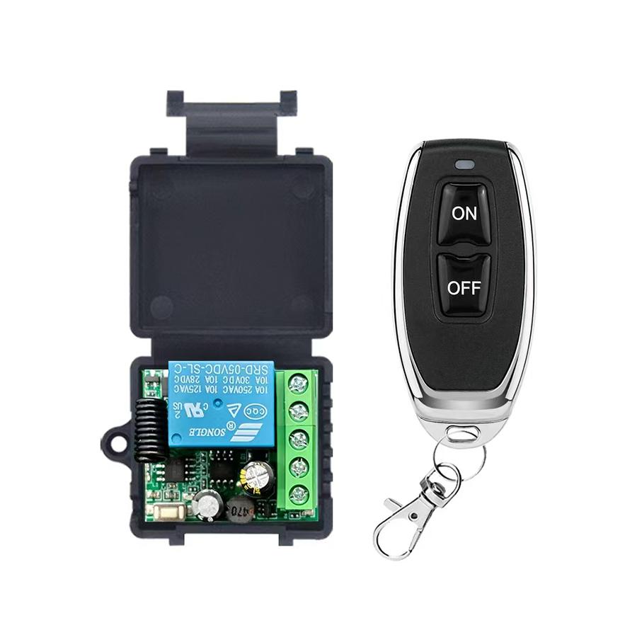 433MHz Remote Control for Electronic Door Lock LED Dry Contact Switch Module Wireless Access Control DC 5-24V 10A Relay Breaker