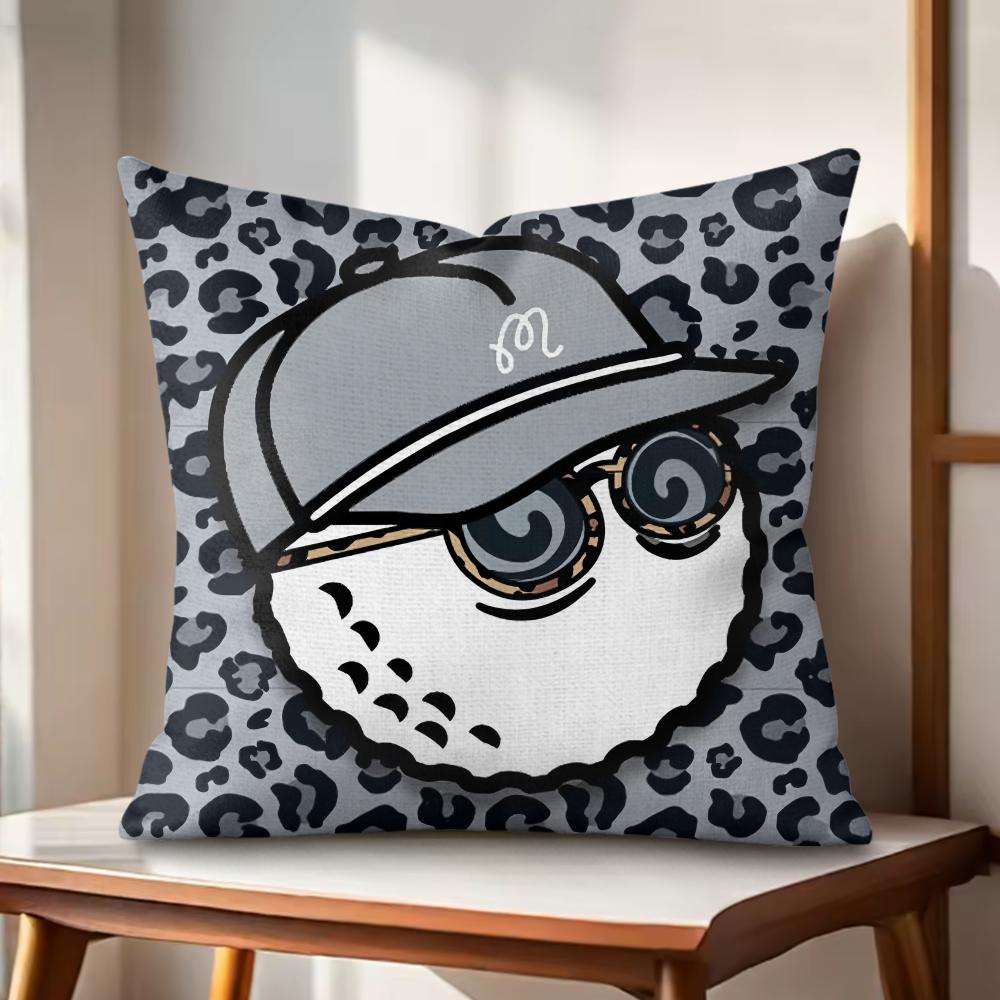 Luxury Sport MMalbon Golf Cushion Cover Natural Linen Organic Fabric DoubleSided Printing Couch Pillow Covers Home Decor