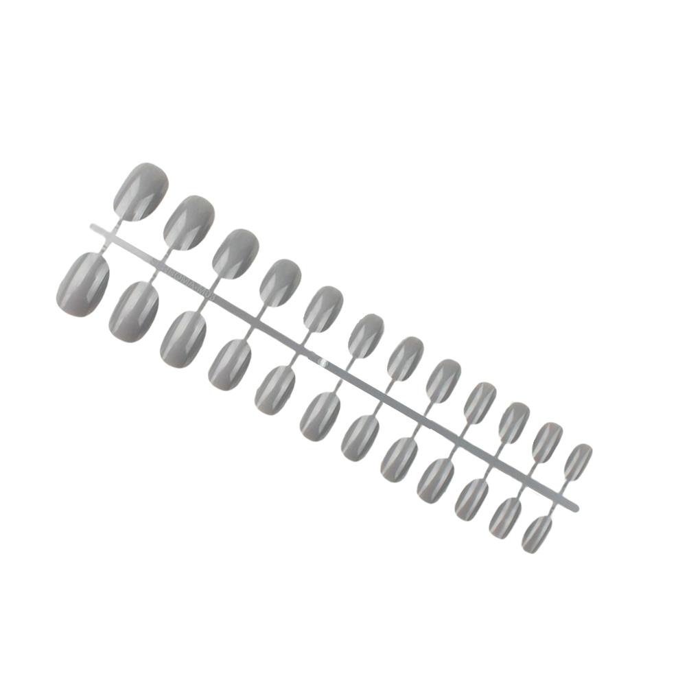 Nails Acrylic Round Polish Press on Artificial Fingernails Fashion Full Cover Manicure Tools Decoration Gifts Girls