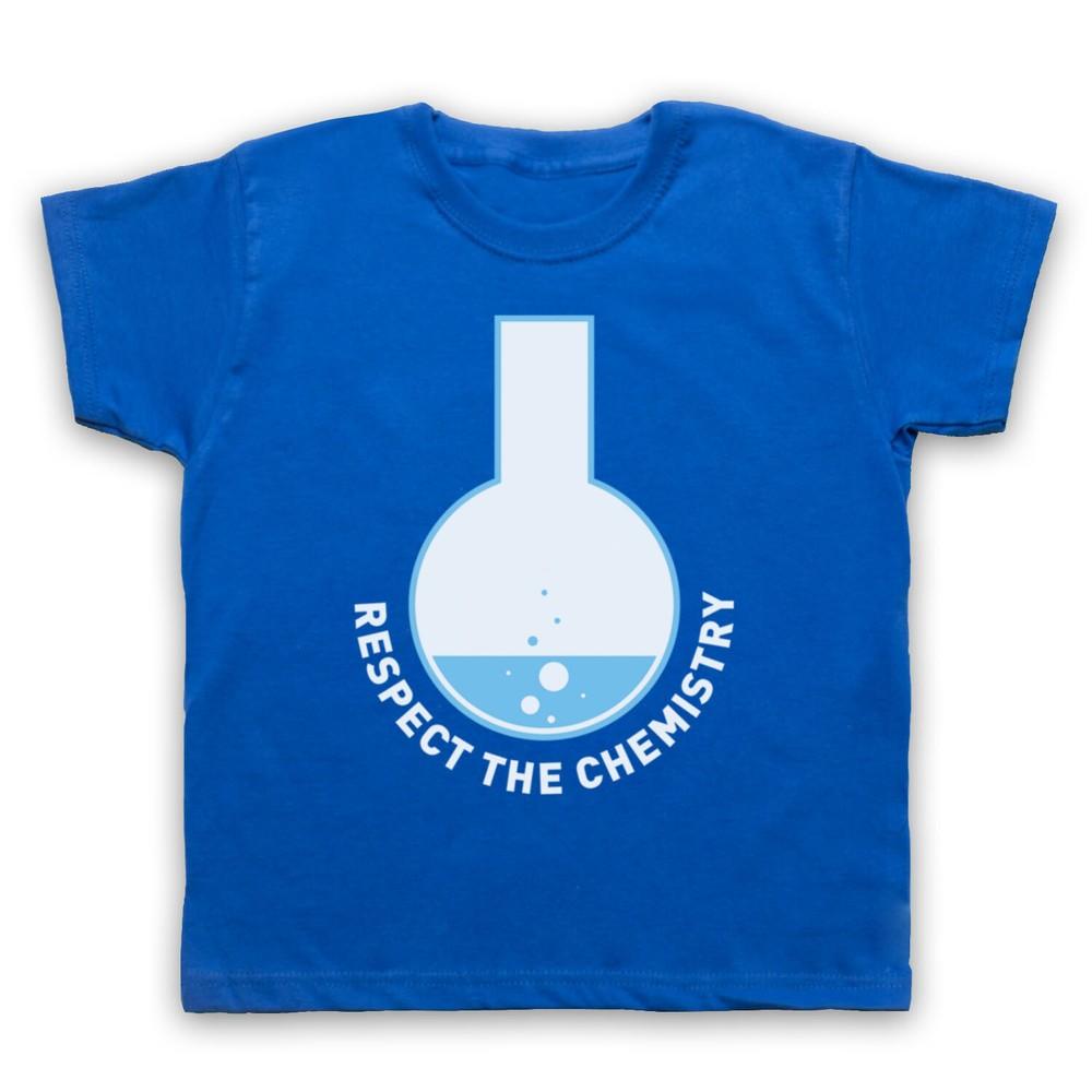 Respect The Chemistry Science Geek Nerd Scientist Kids Childs T-Shirt