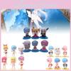 Delightful Q Version Rem And Ram Figurines From Rezero Beautiful Anime Statues Collection