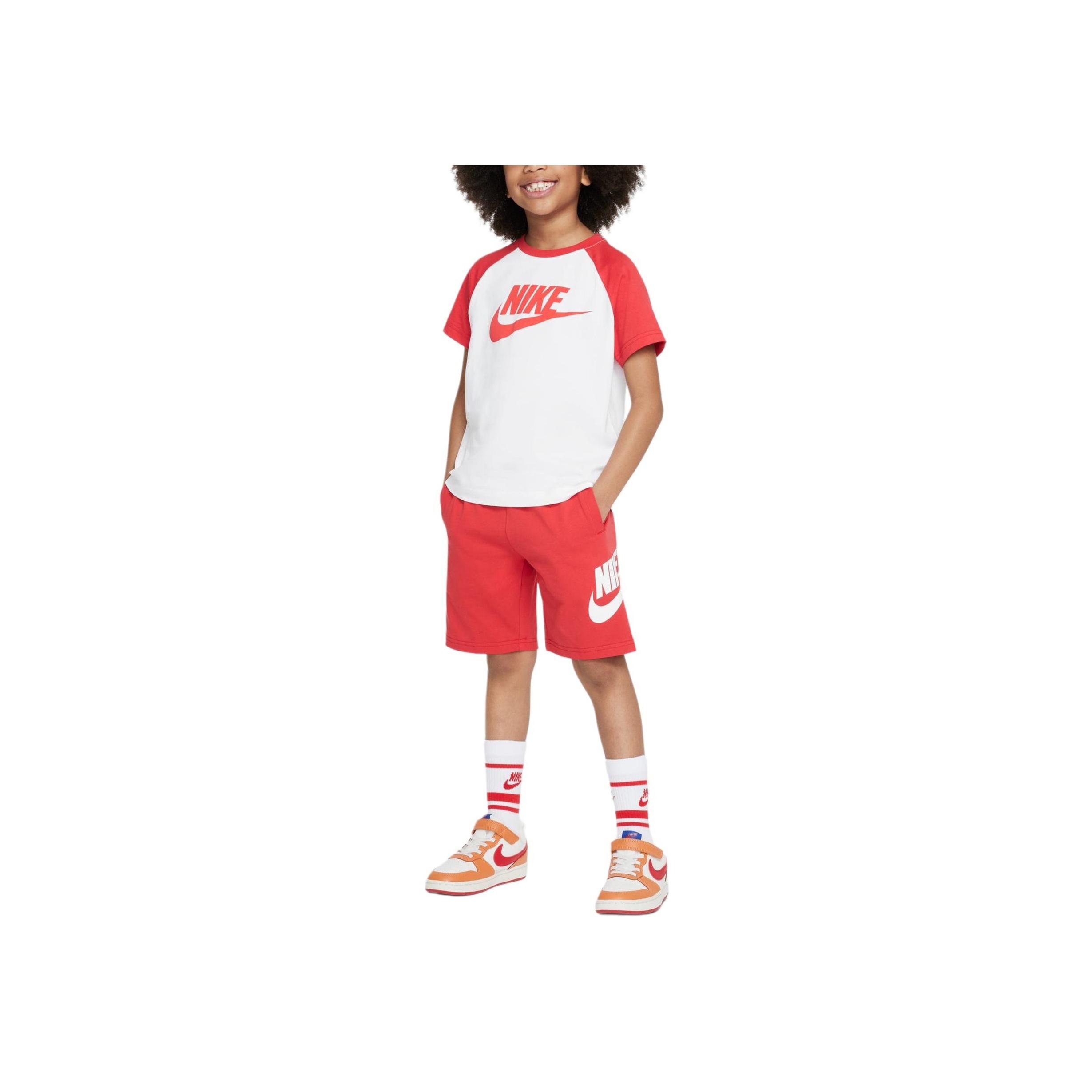 

Nike Casual Sports Suit Comfortable Soft Simple Breathable Kids suit University-Red HM9274-657 M