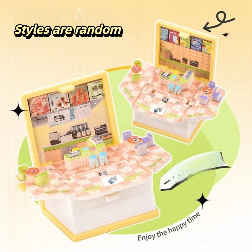 3D Opvouwbare Vouwboek Sleutelhanger Compact Lichtgewicht Angst Stressverlichting Sleutelhanger Kerstcadeau