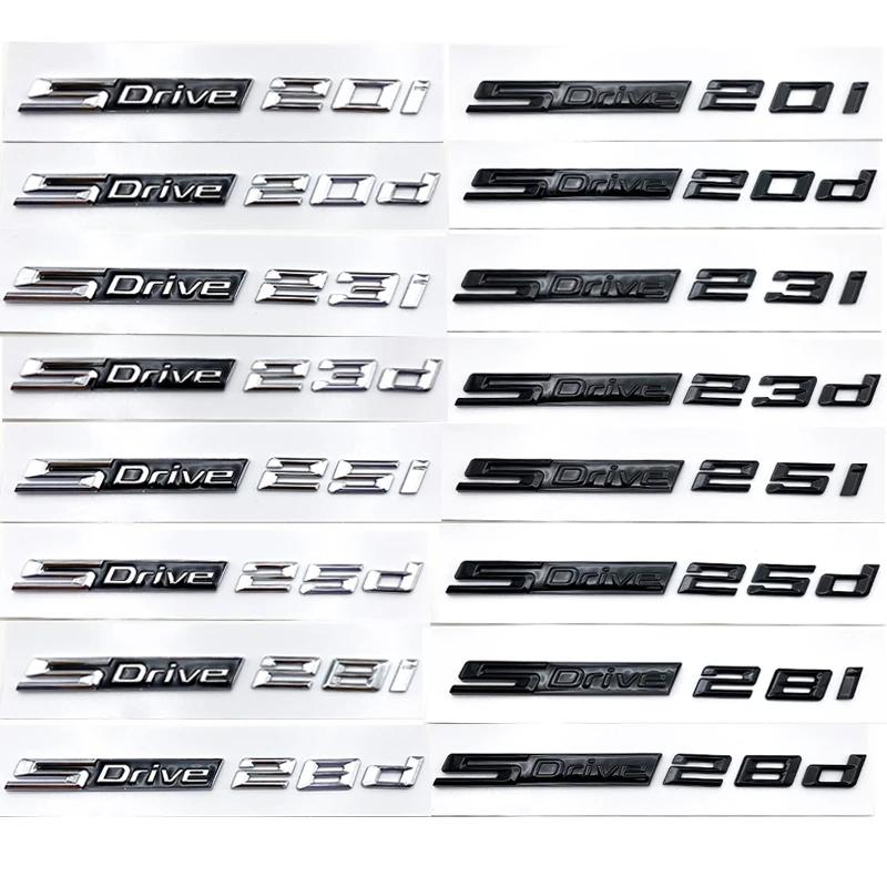 

3D SDrive 20i 23i 25i 28i 20d 23d 25d 28d Car Fender Emblem Trunk Badge Sticker For BMW M X1 X3 X4 X5 X6 X7 GT Logo Accessories SDrive 28d