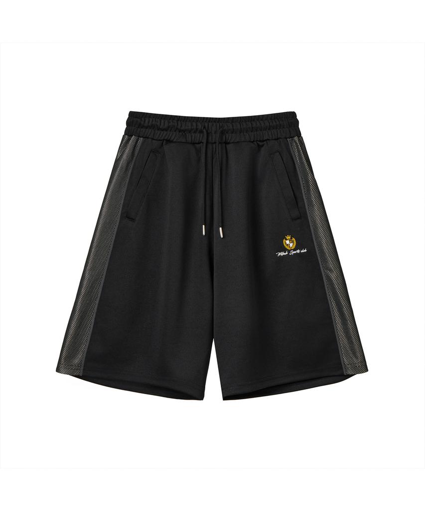 Mihag Ivy League Mesh Jersey Half Pants (Black)
