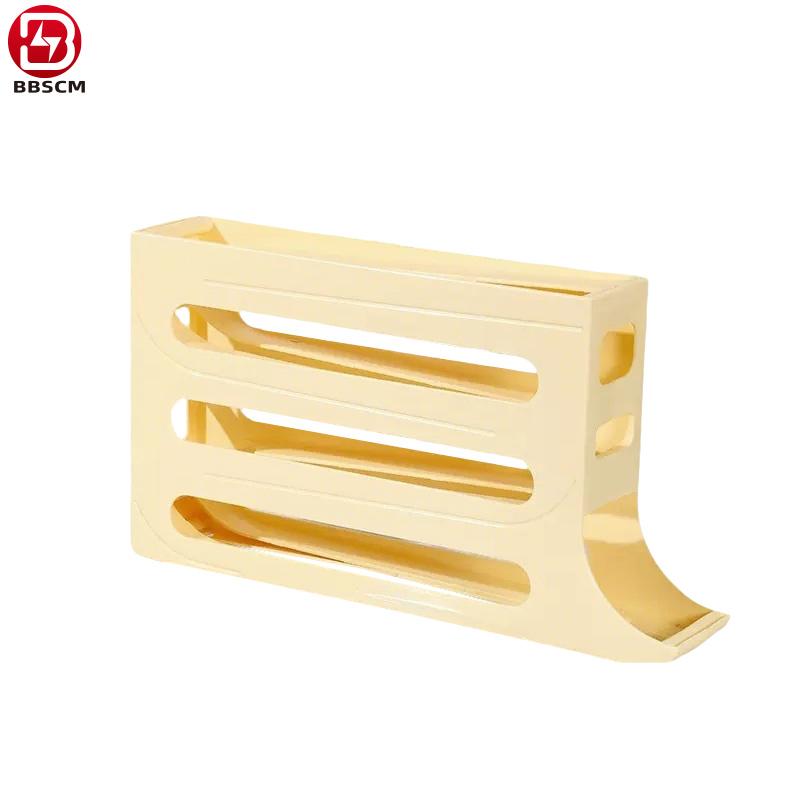 Kitchen Egg Storage Box Four-layer Slide Refrigerator Automatic Tumble Type Egg Tray Holder Rolling Egg Organizer