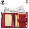 Humerpaul 100% Genuine Leather Men Wallet Coin Purse Small Card Holder PORTFOLIO Portomonee Male Walet Pocket Coffee Money