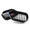 Front Nyrer Panser Grill For BMW E46 3-serie 4-dørs 1998-2001 M-farge