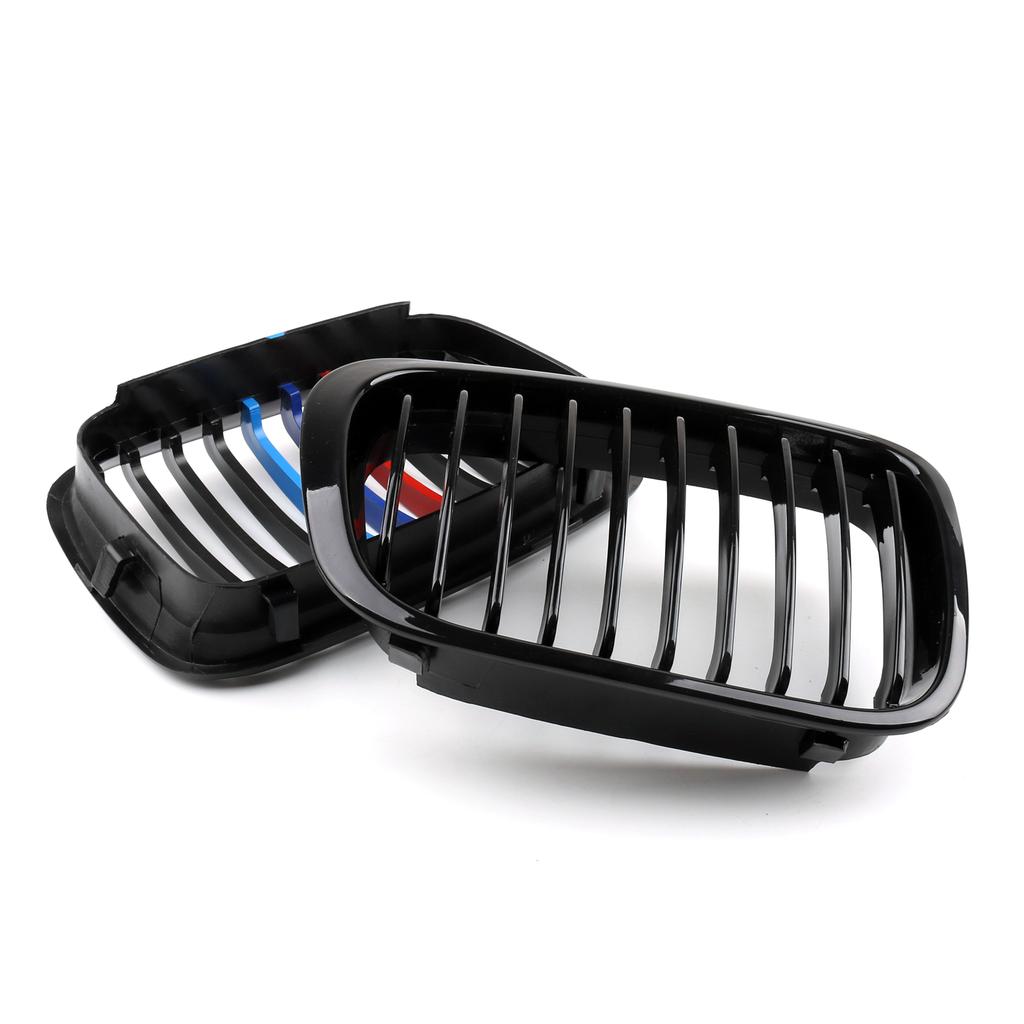 Front Kidney Hood Grille Grill For BMW E46 3 Series 4 Door 1998-2001 M-Color