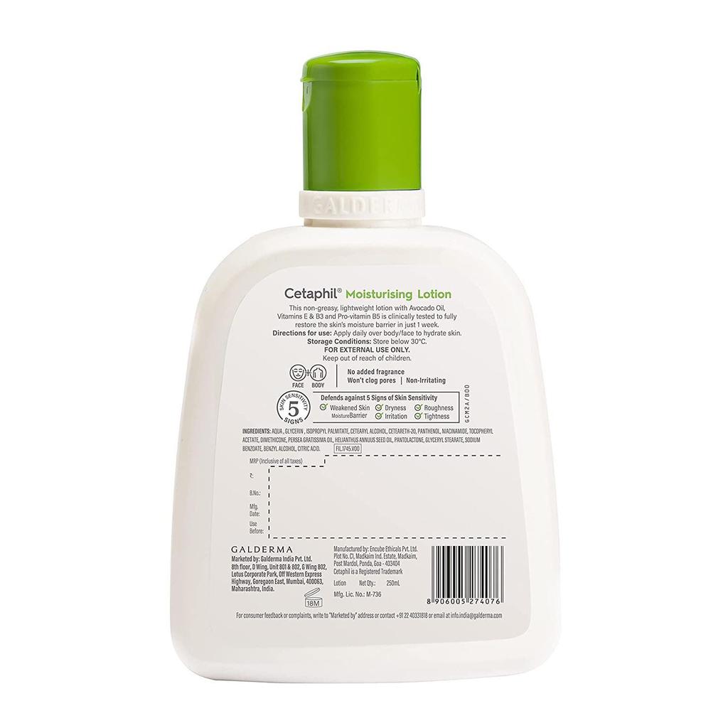 Moisturizing Lotion for Normal, Combination and Sensitive Skin (250 Ml), Moisturizing Lotion Normal To Combination, Sensitive Skin