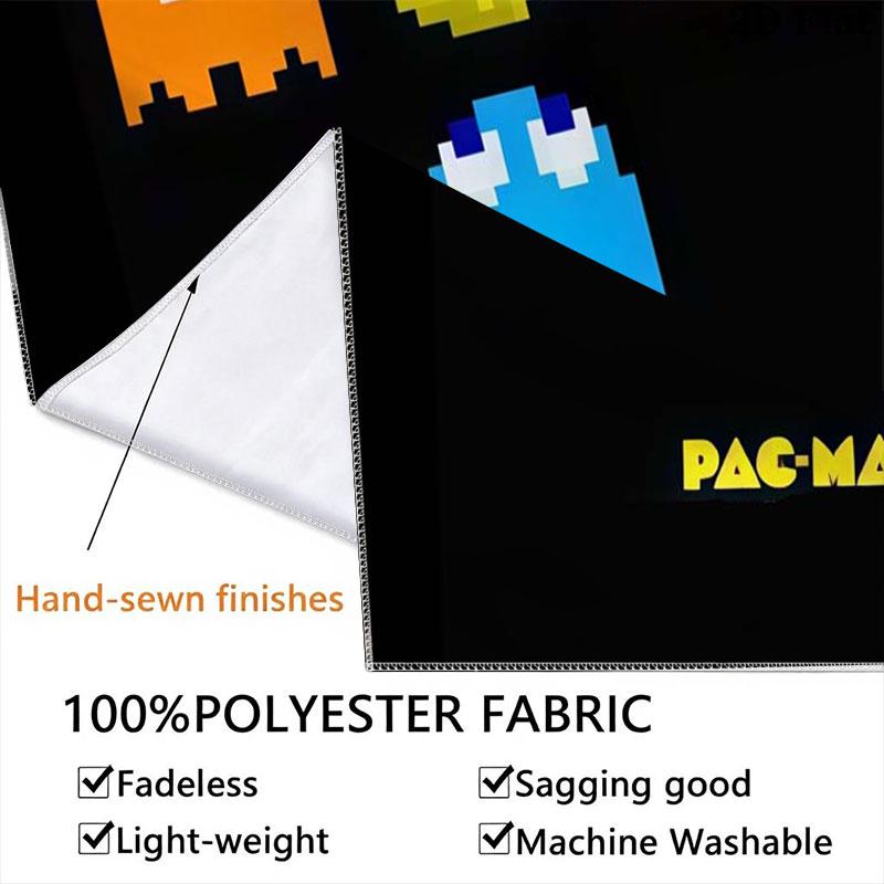Pac-Man A Wall Hanging Printed Fabric Blanket Decorative Tapestries for Bedroom Living Room Home Decor