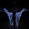 Glow Angel Wing Light Up Fairys Wing with Telescopic Sticks Led Butterfly Wing Led Angel Wing Halloween Costumes Women