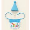 Pet Birthday Bib and Hat Set for Dogs and Cats, Blue Bib and Party Hat