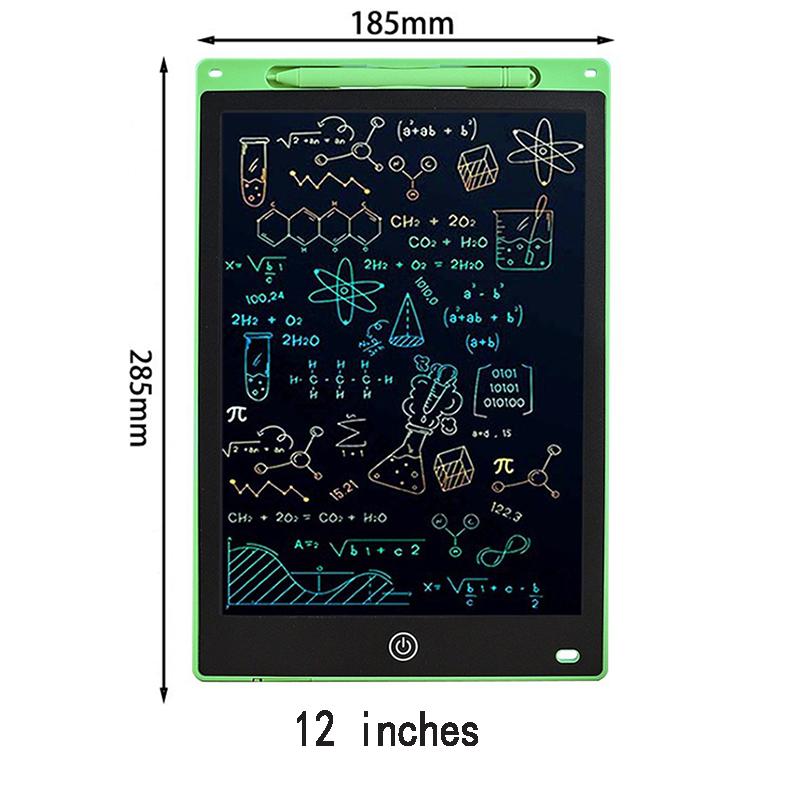 Lcd 6.5/8.5/10/12Inch Writing Tablet For KidsReusable Magic Drawing Board With StylusEco-Friendly Erasable Doodle Pad Toy Gift