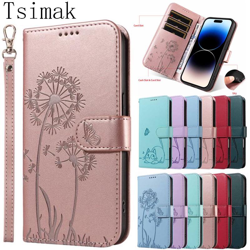 Flip-Portemonnaie-Hülle für Samsung Galaxy A12 A22 A32 A52 A52S A72 A21 A21S A31 A41 A51 A71 4G 5G Magnetischer Leder-Kartenhalter-Cover