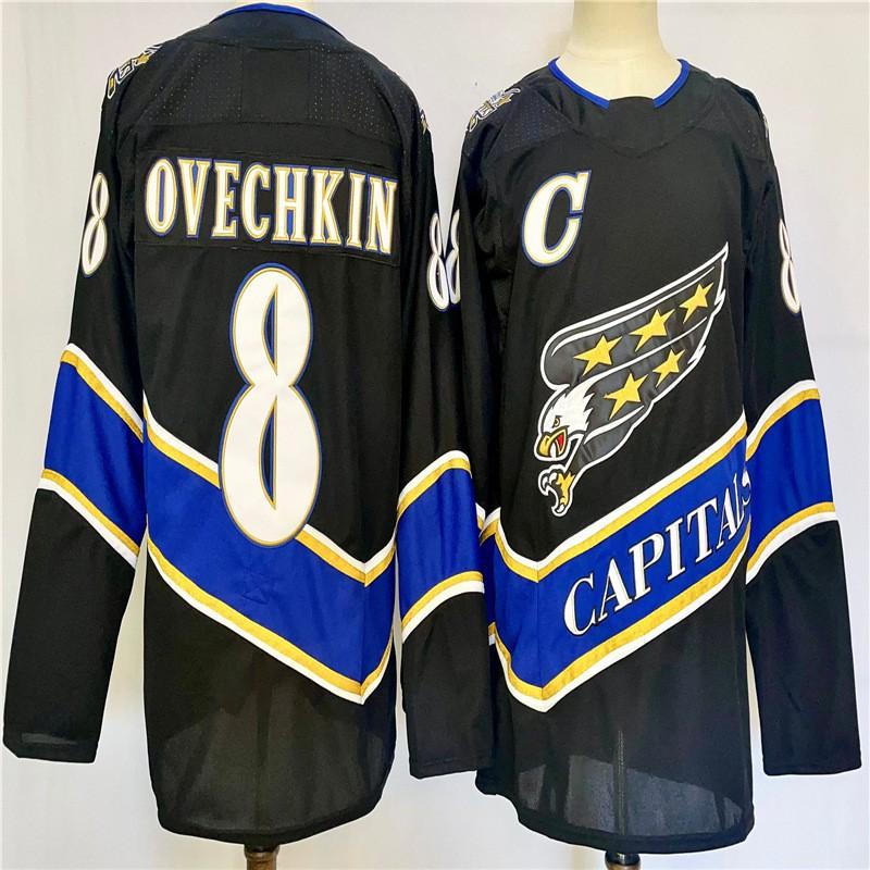 NHL Hockey Jersey Toronto Maple Leafs Washington Capitals Fan Apparel Cotton Sports Top Men