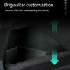 Trunk Side Storage Bins For Tesla Model Y-Berlin/Austin 2022-2025 Cargo Compartment Organizer Bucket TPE Box & Carpet Lids