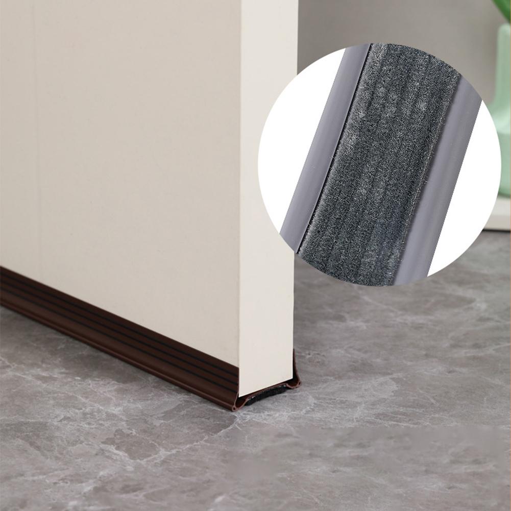 Door Bottom Protector Draft Excluder Office Use PVC Material Soundproofing Thermal Insulation Weather Stripping