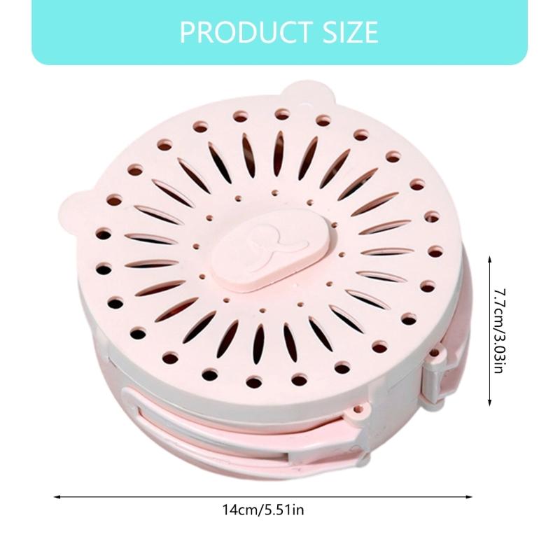 Kitchen Vegetable Drainer Container with Foldable Handle Dishwasher Safe Basket For Produce Washing Organizing