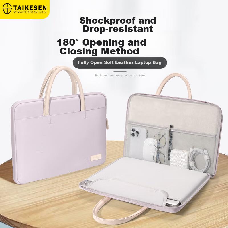 Taikesen Laptop Handbag Suitable for Apple Macbook 14-Inch, Huawei, Lenovo Protective Case for Women, Stylish Desig