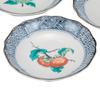Kutani ware Iwataya Plate set Fruit picture variation "Kutani ware" (4.2 size) K8-32