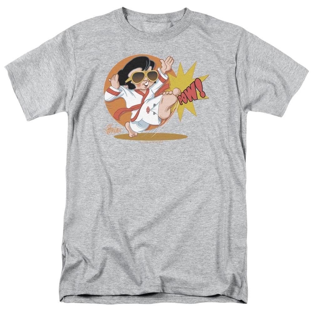 Elvis Presley - Karate King - Unisex Short Sleeve Children s T-shirt - Gray 100