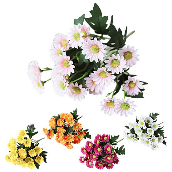 Pianta Artificiale Utile Aspetto Realistico Fiori di Seta Sintetica Lunga Durata