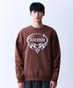 ADERNM Flame Sweatshirt Brown & White