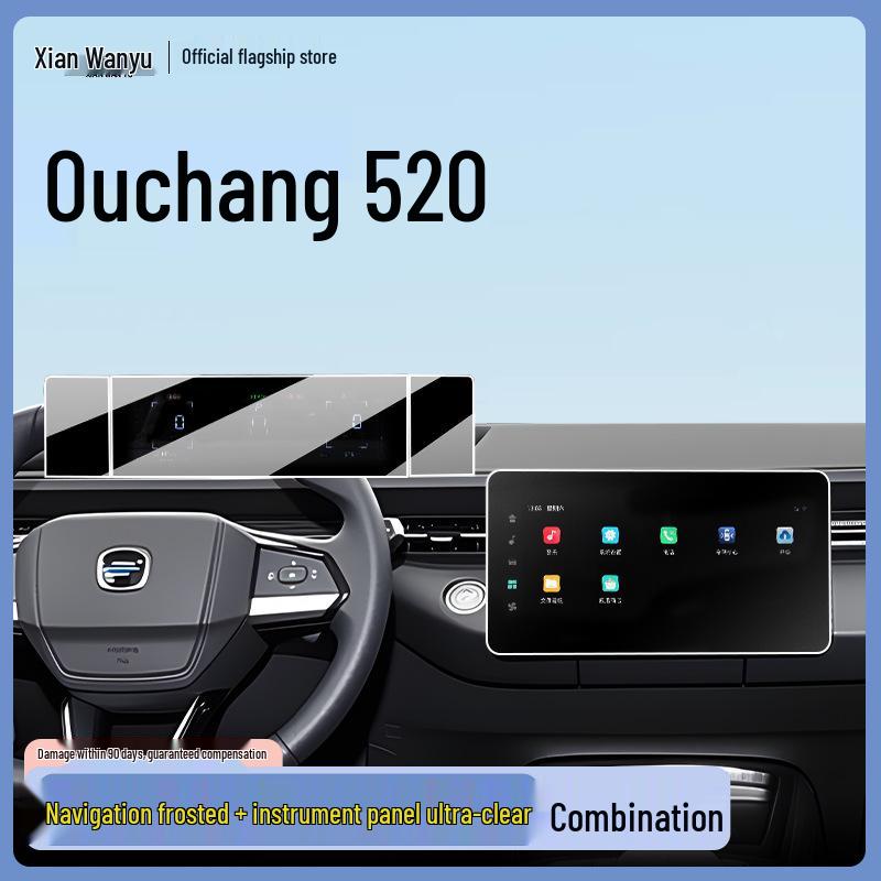 Changan Oshan 520 Center Console Tempered Film Screen Protector, 2025 Model.