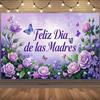 Mother's Day Themed Party Backdrop Banner In Spain, Floral Supplies for Mother's Day, Backdrop For2404