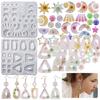 DIY Silicone Mold Crystal Earrings Pendant Silicone Mold Decorative Epoxy Mold
