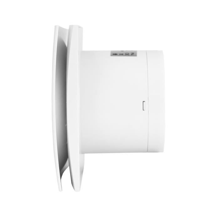 Turbionaire ring 100 sw aspirateur, double aspiration périmétrique et frontale, 100 millimètres blanc standard pour salle de bains c