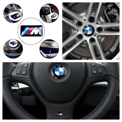 Dla Gorące 2025 Dla Wszystkich BMW E46 E39 E38 E90 E60 E36 F30 F20 X1 X3 X5 M Logo Nakładki na Piastę Kierownicy Samochodowej Emblemat Środkowy Odznaka Sti