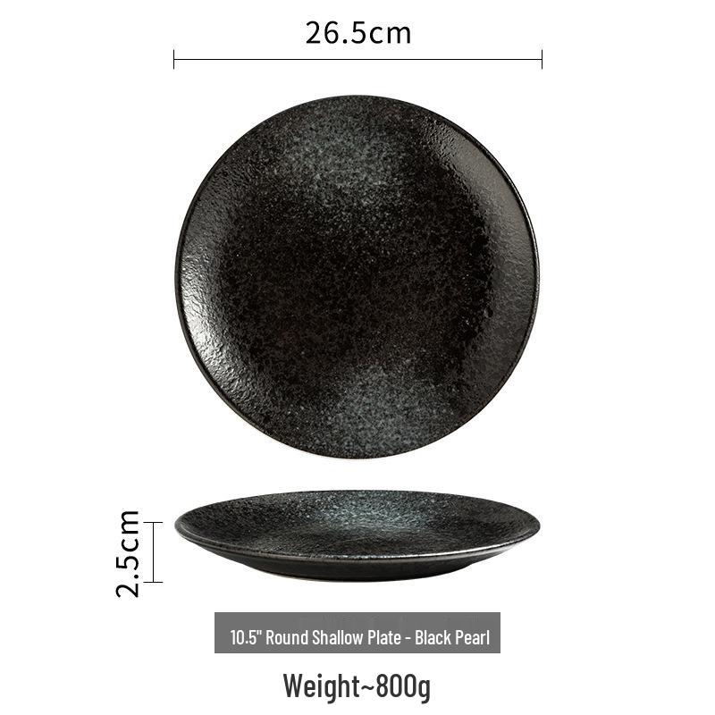 12-inch Japanese Style Round Dinner and Salad Plate