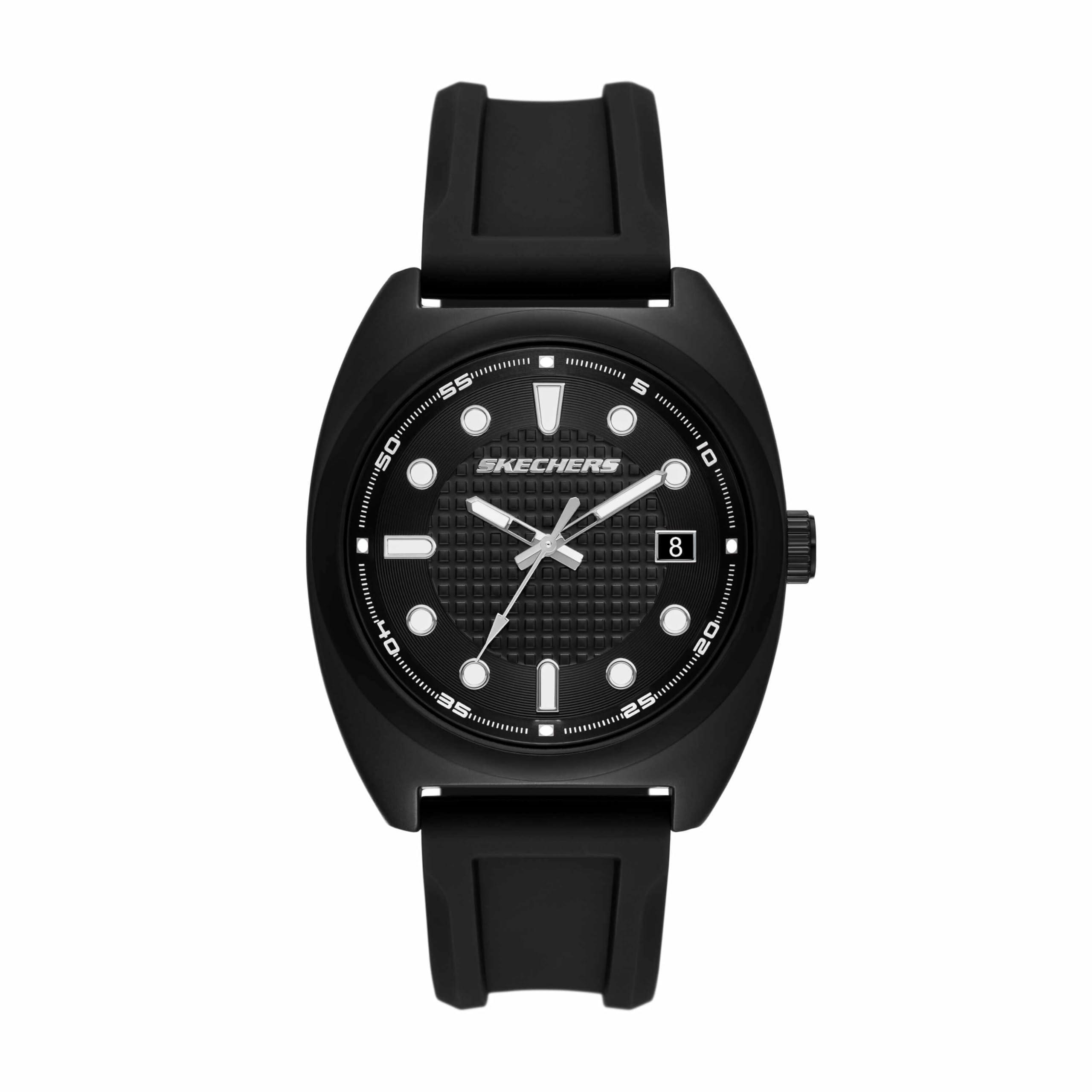 Skechers HANOVER SR5237 Black Men s Watch, чёрный