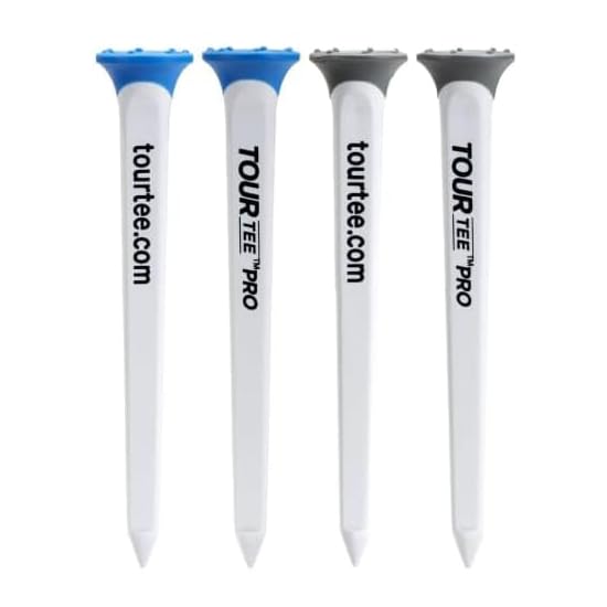 Authentic TOUR TEE PRO Blue x Gray 80mm Golf Tees of Conforms to USGAR A Easy to Tee Up (Set 3) - T-489-130, & Rules,
