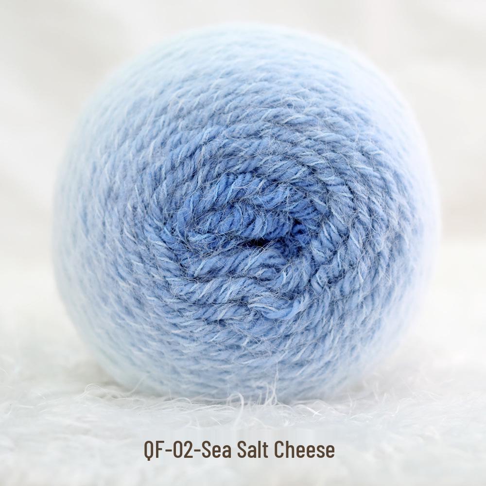 Gradient Long Pile Yarn Cake for Hand-knitting: Scarf, Clothing, Bouquets, and Seven-Star Blanket Materials