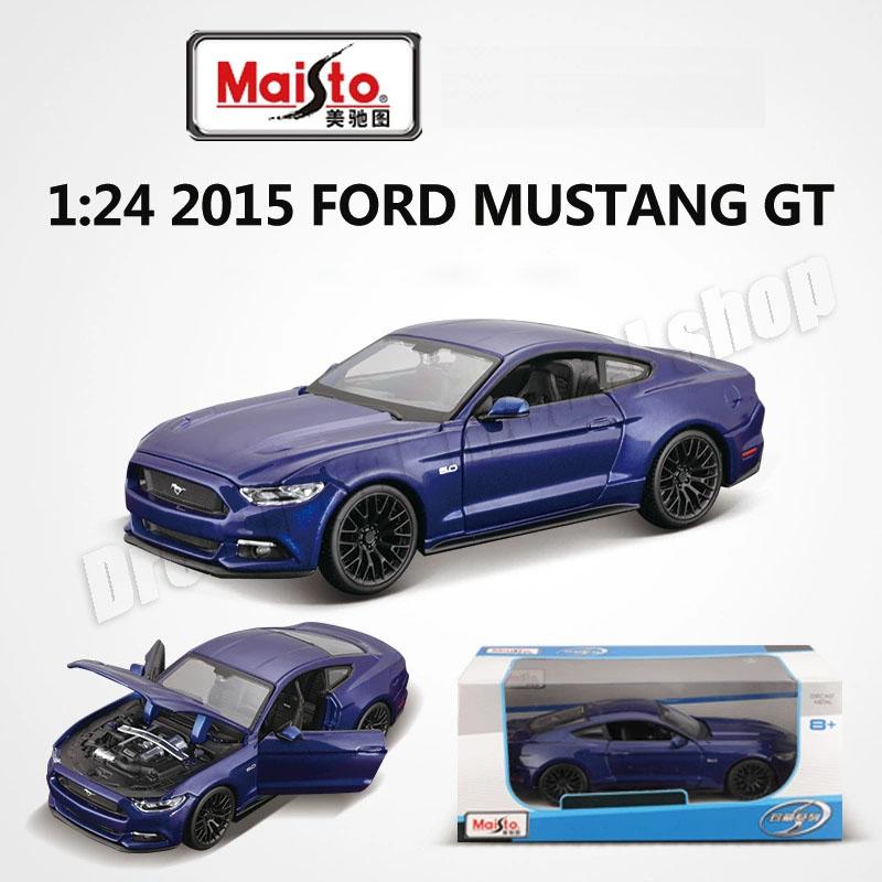 

1:24 Maisto Ford Mustang GT литая модель автомобиля коллекционная миниатюрная модель автомобиля - точный дизайн и реалистичные детали,